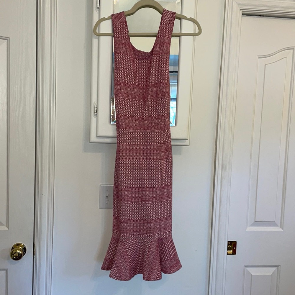Cross back Red Banana Republic Dress 6